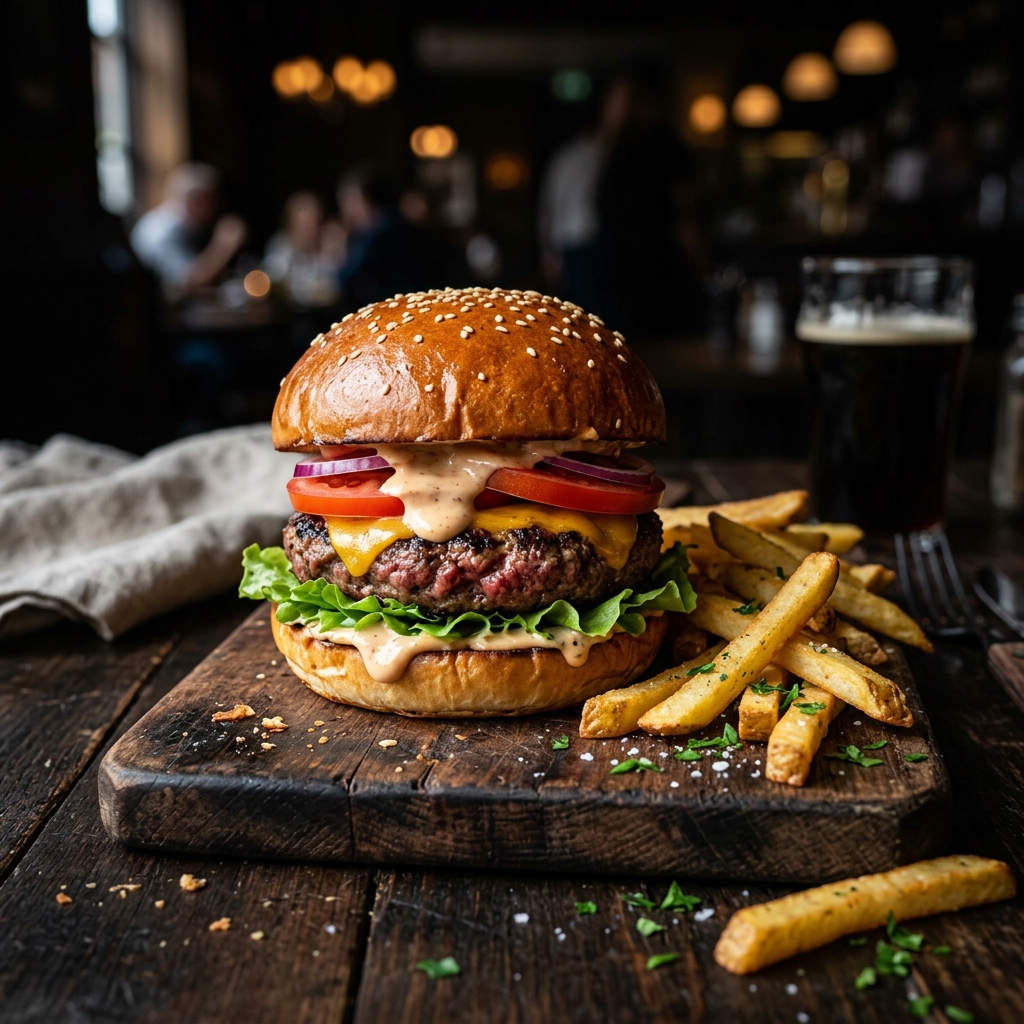 Hamburguesa Clásica